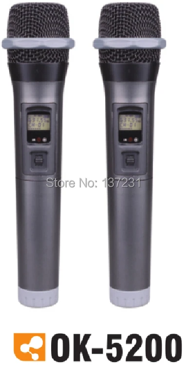 Высокое качество Новый OKMIC OK 92 беспроводной двойной ручной KTV 32/96 UHF/PLL