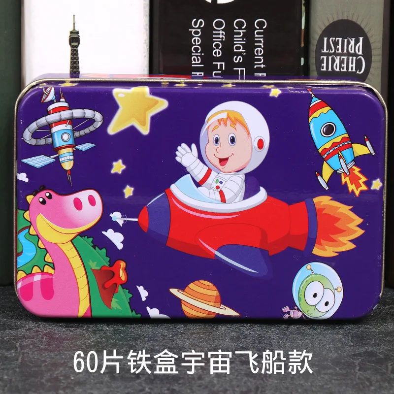 31 60 шт., деревянные головоломки, детские игрушки, Мультяшные животные, деревянные пазлы, Детские Обучающие Игрушки для раннего развития, рождественский подарок, 38-type - Цвет: 31