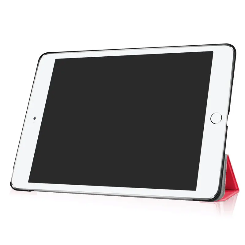 Планшет ультра тонкий 3 раза флип чехол для iPad 9,7 Магнетическое умное покрытие чехол для iPad 9,7 A1822 A1893 A1954+ Защитная пленка на экран+ подставка для ручек