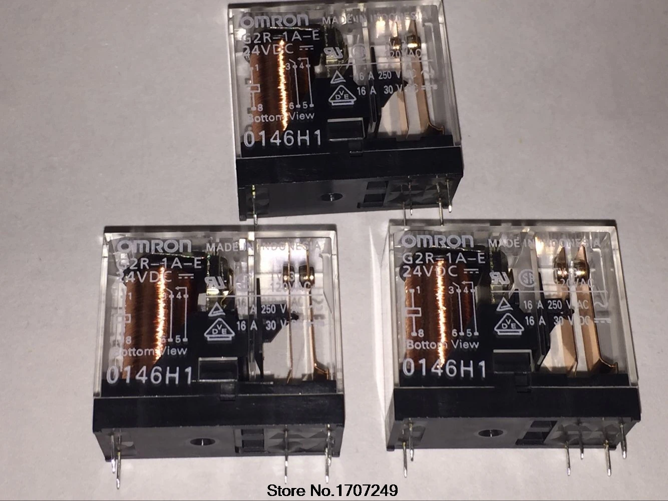 Новинка оригинальное реле мощности OMRON 10 шт. фотолампочки 24 В 16 А 6 контактов|omron