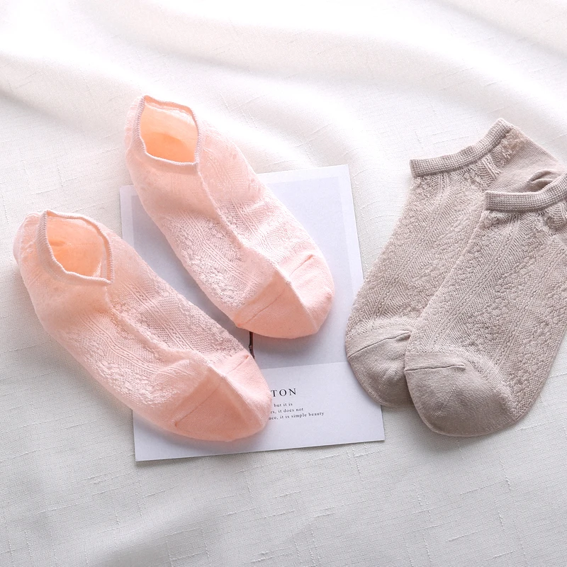 Женские кружевные носки без показа модные для девочек 1 пара лето-весна | Женская