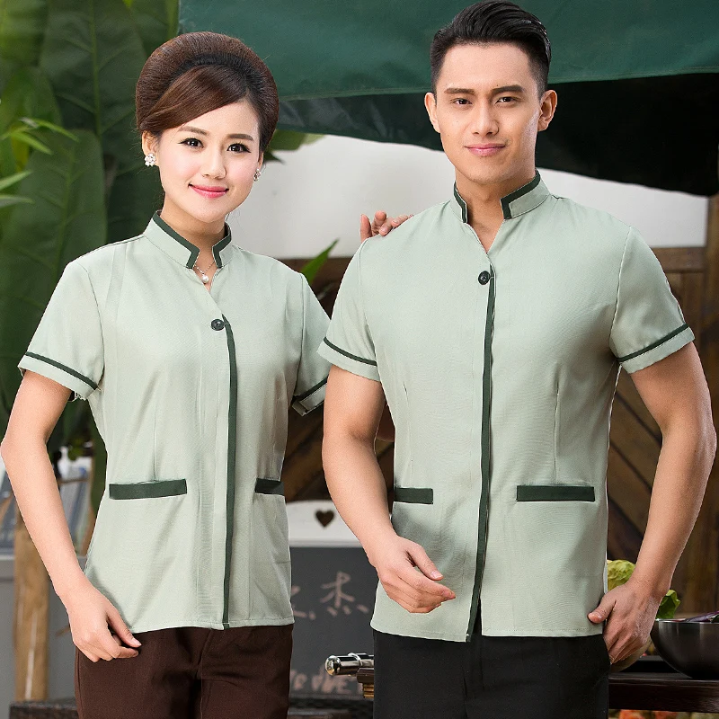 Одежда для уборки полурукав униформа домохозяйки отеля летняя одежда uniforme mujer