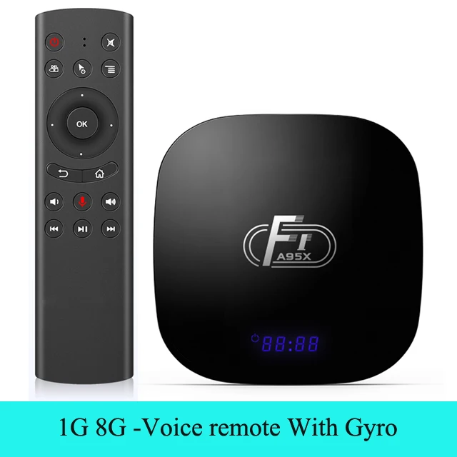 Золотой Smart Android 8,1 OS tv BOX 2 Гб 16 Гб голосовой гироскоп пульт 2,4G Wifi Amlogic S905W четырехъядерный медиаплеер Поддержка 3D HD телеприставка - Цвет: Золотой