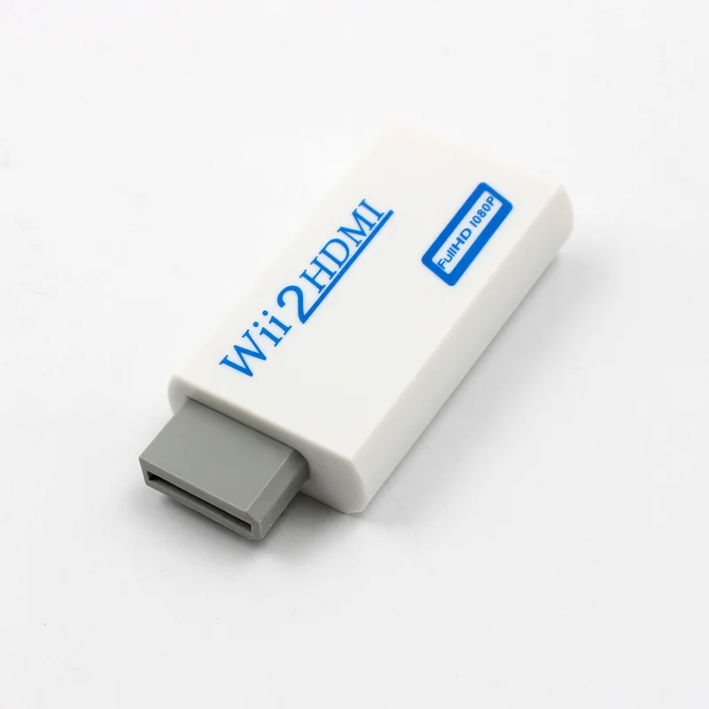 white Felkin для wii в HDMI конвертер адаптер FullHD 1080P wii в HDMI wii 2HDMI конвертер 3,5 мм аудио для ПК HDTV монитор дисплей - Цвет: white
