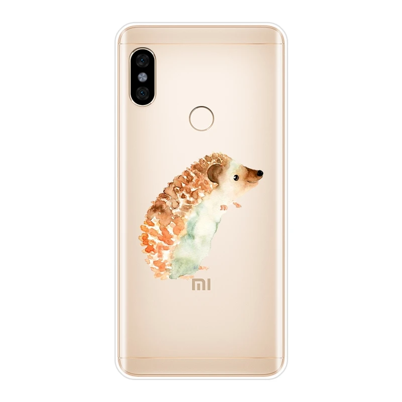 Мягкий силиконовый чехол для телефона Pocophone F1 Xiaomi Redmi Note 4 4X 5 5A 6 Pro Prime ежик S2 6A Plus