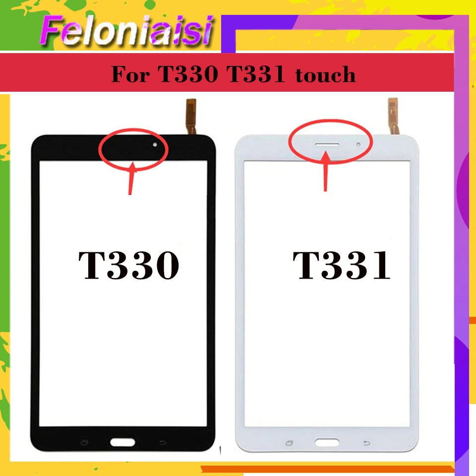 Для Samsung Galaxy Tab 4 8 0 SM T331 LTE T335 Wifi T330 сенсорный экран дигитайзер Передняя стеклянная