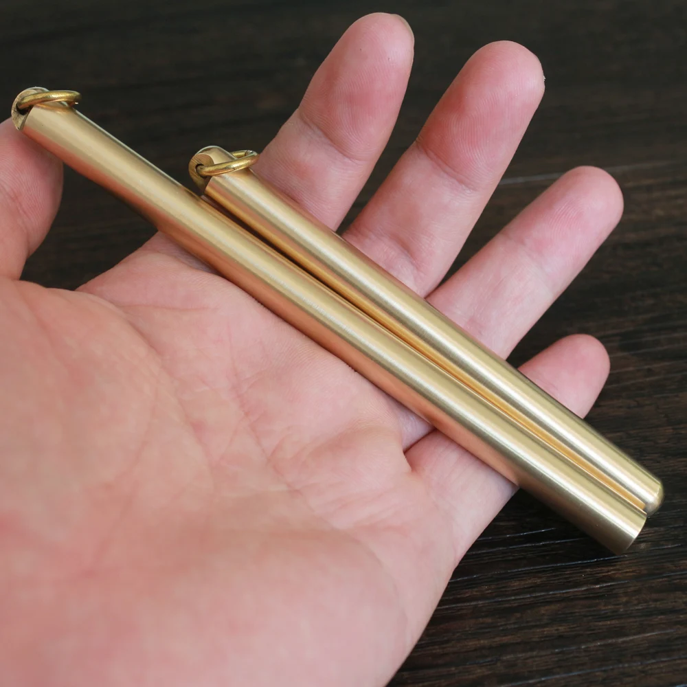 

Black Ink Explosion-proof Brass Handmade Signature Pen Retro Pen Pure Copper Pen Neutral Water Pen