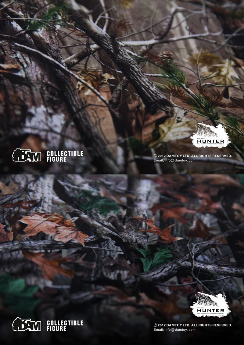 1:6 масштаб плотина игрушки Охотник RT002 REALTREE камуфляж набор одежды для охоты Регулируемый Камуфляж Охотник для 12 дюймов Мужская фигурка