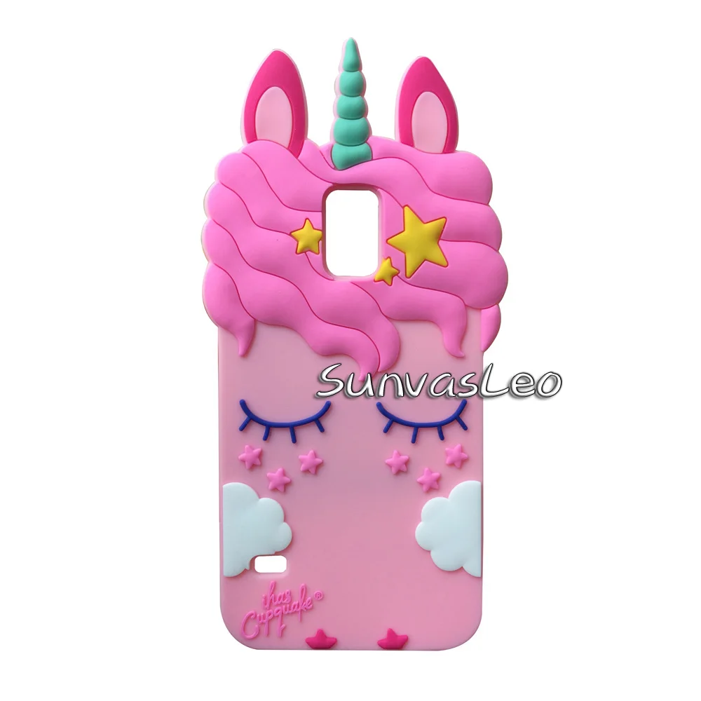 Pink Pretty Unicorn Для samsung Galaxy Note3 Note4 Note5 3D мультяшный милый мягкий силиконовый чехол-накладка для samsung Galaxy Note 3/4/5 - Цвет: Pink Pretty Unicorn
