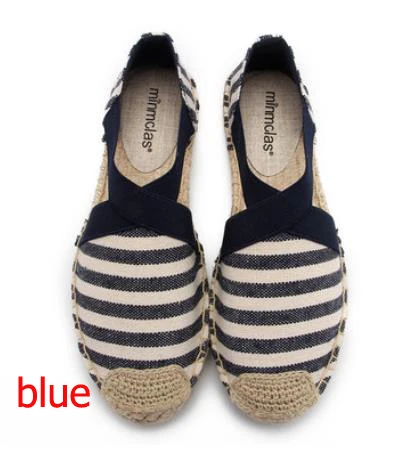 Новинка года; Alpargatas espadrilles; удобные слипоны с рисунком; Женские Повседневные тапочки; дышащие льняные парусиновые тапочки для девочек - Цвет: as photo