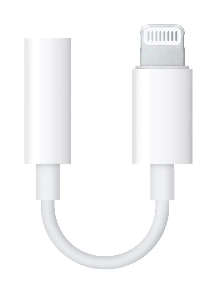 Адаптер для наушников Apple Lightning до 3,5 мм iPhone iPad
