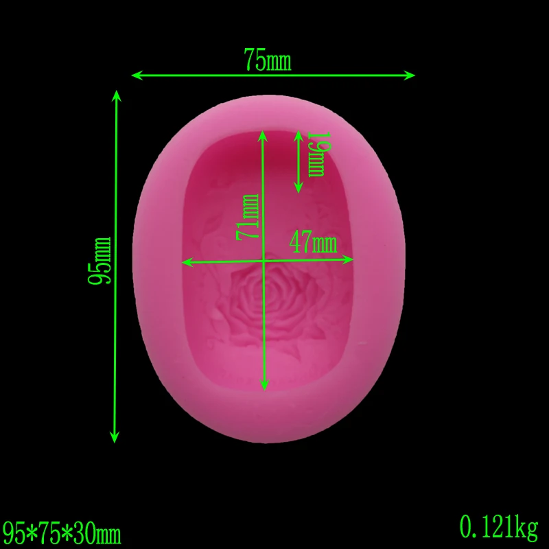 Силиконовая форма для мыла ручной работы в виде Розы украшение торта 3d шаблон