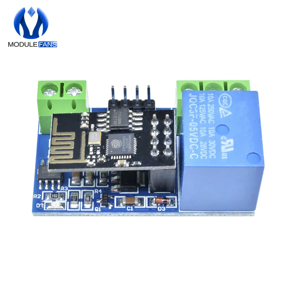 ESP8266 Esp01 ESP 01 сети Беспроводной WI FI триггерный релейный модуль Интернет вещей IOT