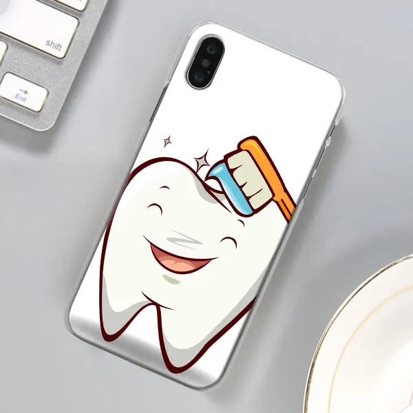 15 Стоматологический зуб чехол для телефона для Apple iPhone X XR 7 8 Plus 6 6s Plus XS MAX 11 Pro Max SE чехол для телефона Coque - Цвет: 15