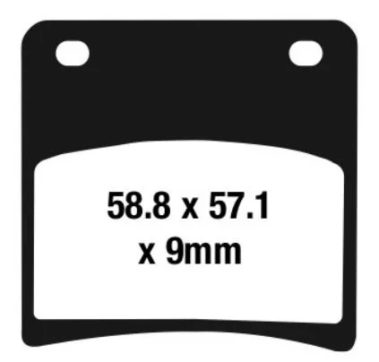 Передние тормозные колодки BIKINGBOY GSX 600 FJ Katana 1988 GSX600F GSX750F 89 90 91 92 93 94 95 96 97 GSX1100F GV 1400 G 86