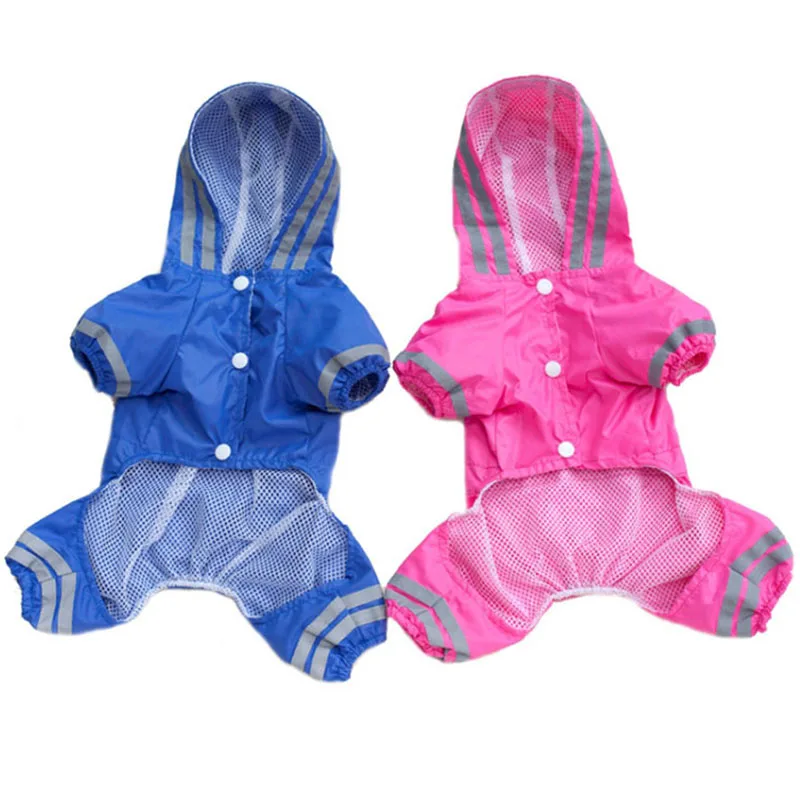 Светоотражающий плащ для собак четыре лапки водонепроницаемая куртка и пальто