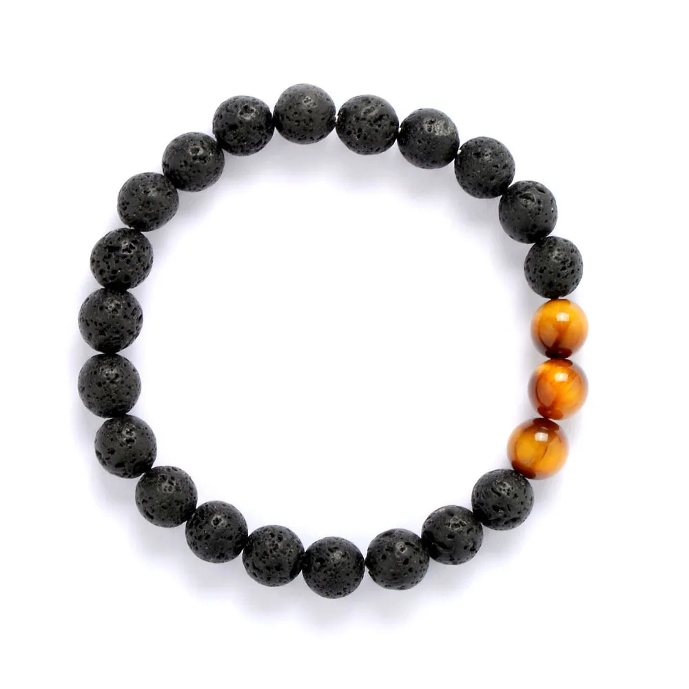 Браслет DIEZI один комплект браслет с тигровыми глазами для женщин и мужчин Йога