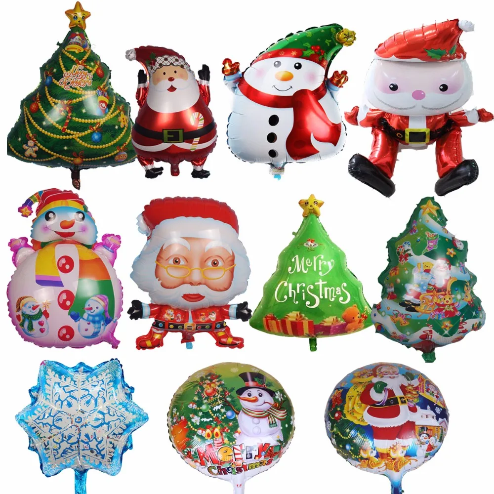 Рождественские фольгированные воздушные шары с надписью &quotMerry Christmas&quot гелиевые