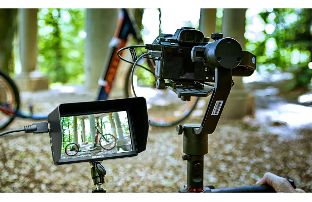 FEELWORLD S55 5,5 дюймов DSLR камера монитор 4K HDMI lcd ips HD 1280x720 дисплей полевой монитор для камеры s съемки