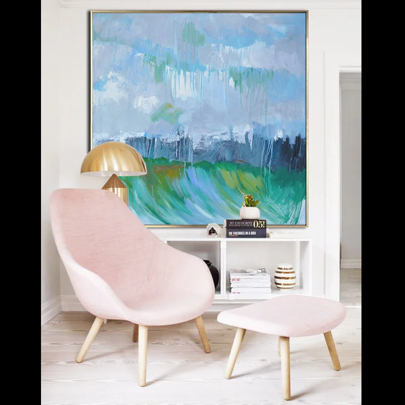 100% современное художественное настенное украшение ручной работы большого