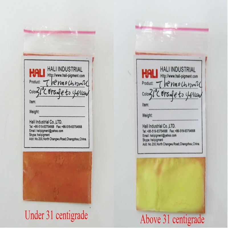 Термохромный порошок пигмент чувствительный к температуре термохромный 1 лот = 200