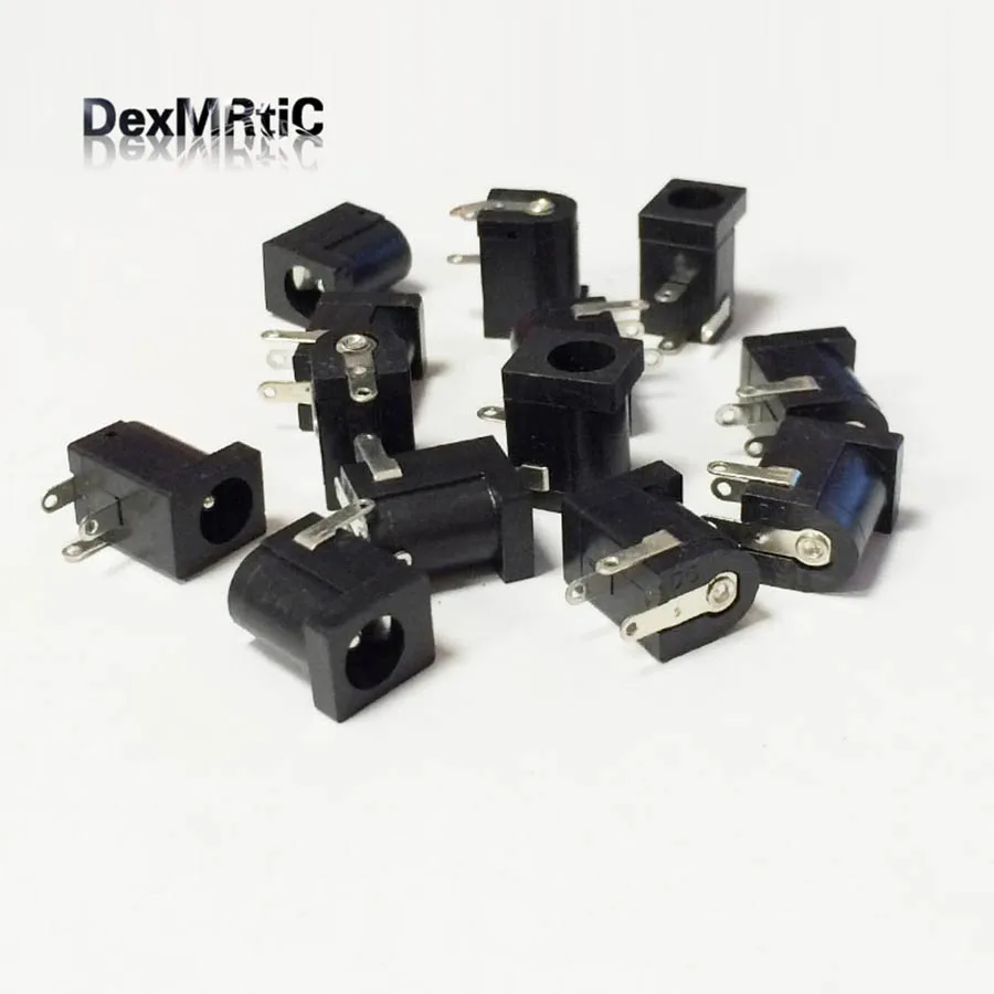 100 шт. DC разъем питания 5 5*2 1 мм DC2.1 30V 0.5A Круглый контактный НОВАЯ оптовая цена |
