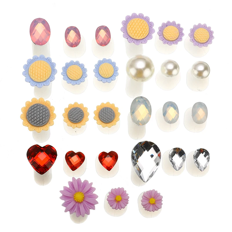 8 шт. силиконовые разделители для пальцев ног Маргаритка цветок Подсолнух