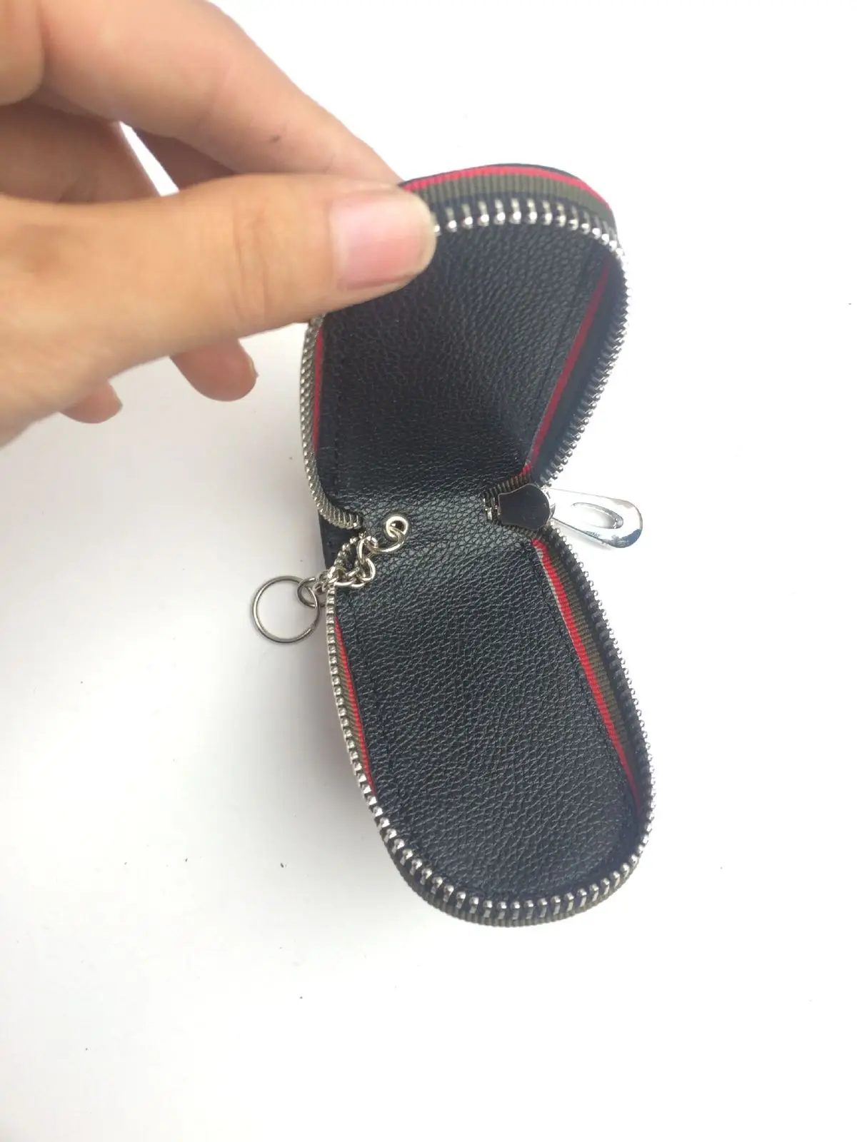 Известный из натуральной кожи с отделкой брелок воловьей держатель для