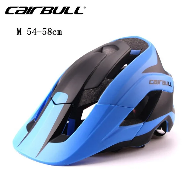 BLACK BLUE M CAIRBULL Классический 9 видов цветов Casco Ciclismo для мужчин и женщин MTB шлем для велосипедистов велосипед Горный шлем высокого качества PC+ EPS велосипедный шлем - Цвет: BLACK BLUE M