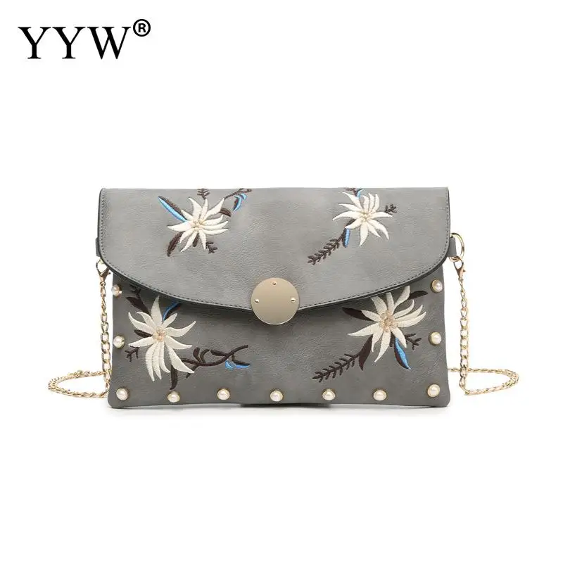 Повседневные клатчи для женщин сумка на цепочке через плечо 2018 женские черные с