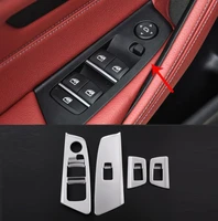 abs chrome car window lift switch button cover trim auto parts for bmw new 5 series g30 2017 2018 car styling