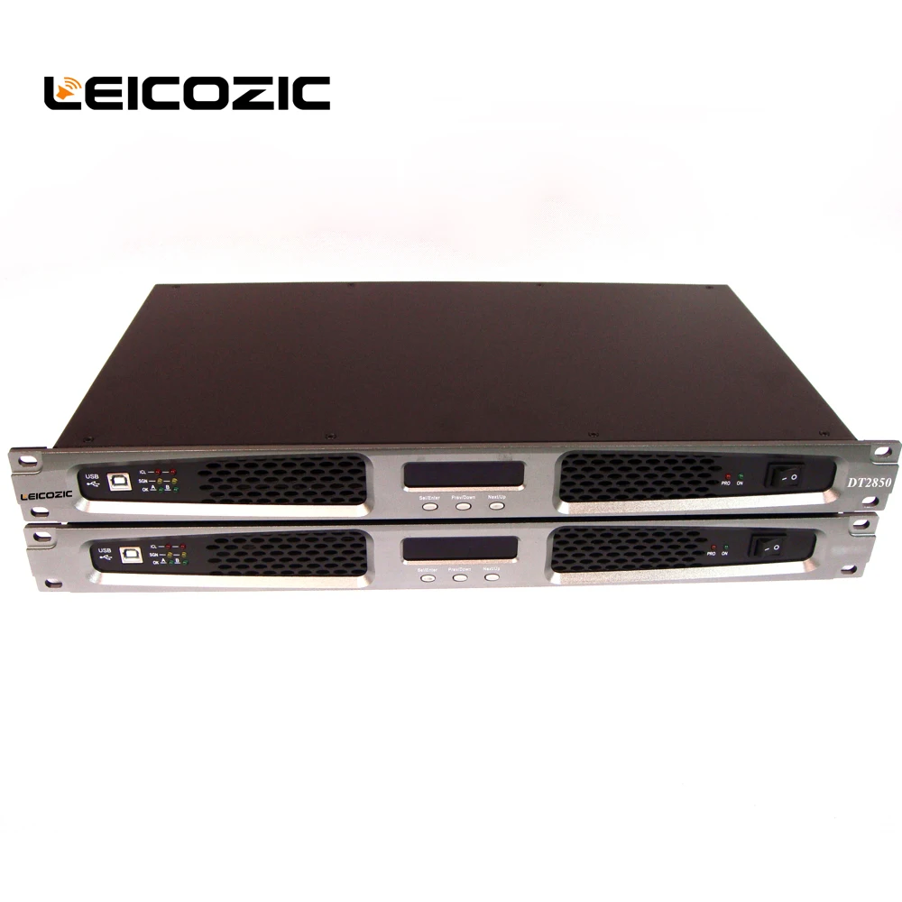 Leicozic DSP усилитель мощности профессиональный высокой 1400 Вт x 2 канальный 1u класса d