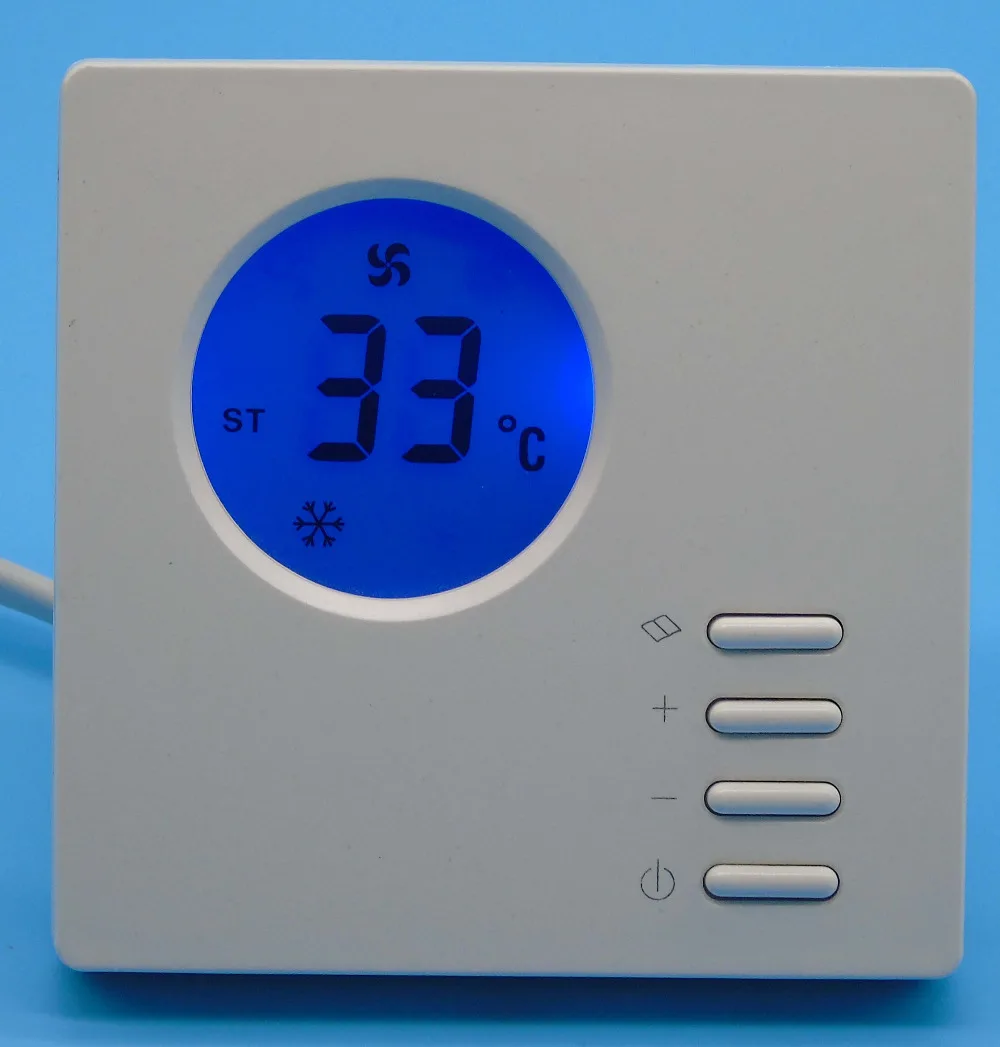 2 3 линейные клапаны трубы скорости вентилятор комнатный термостат с калибровкой