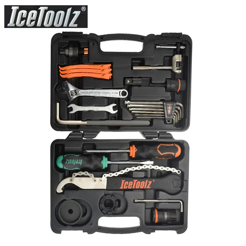 Набор инструментов для ремонта велосипедов IceToolz 82F4 многофункциональная коробка