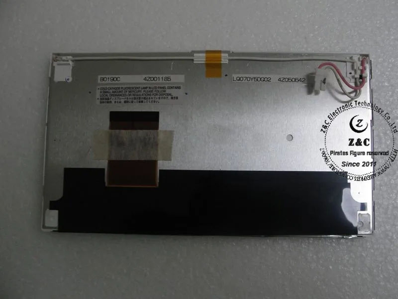 Новый оригинальный 7 дюймовый ЖК экран LQ070Y5DG02 800*480 для автомобильной GPS