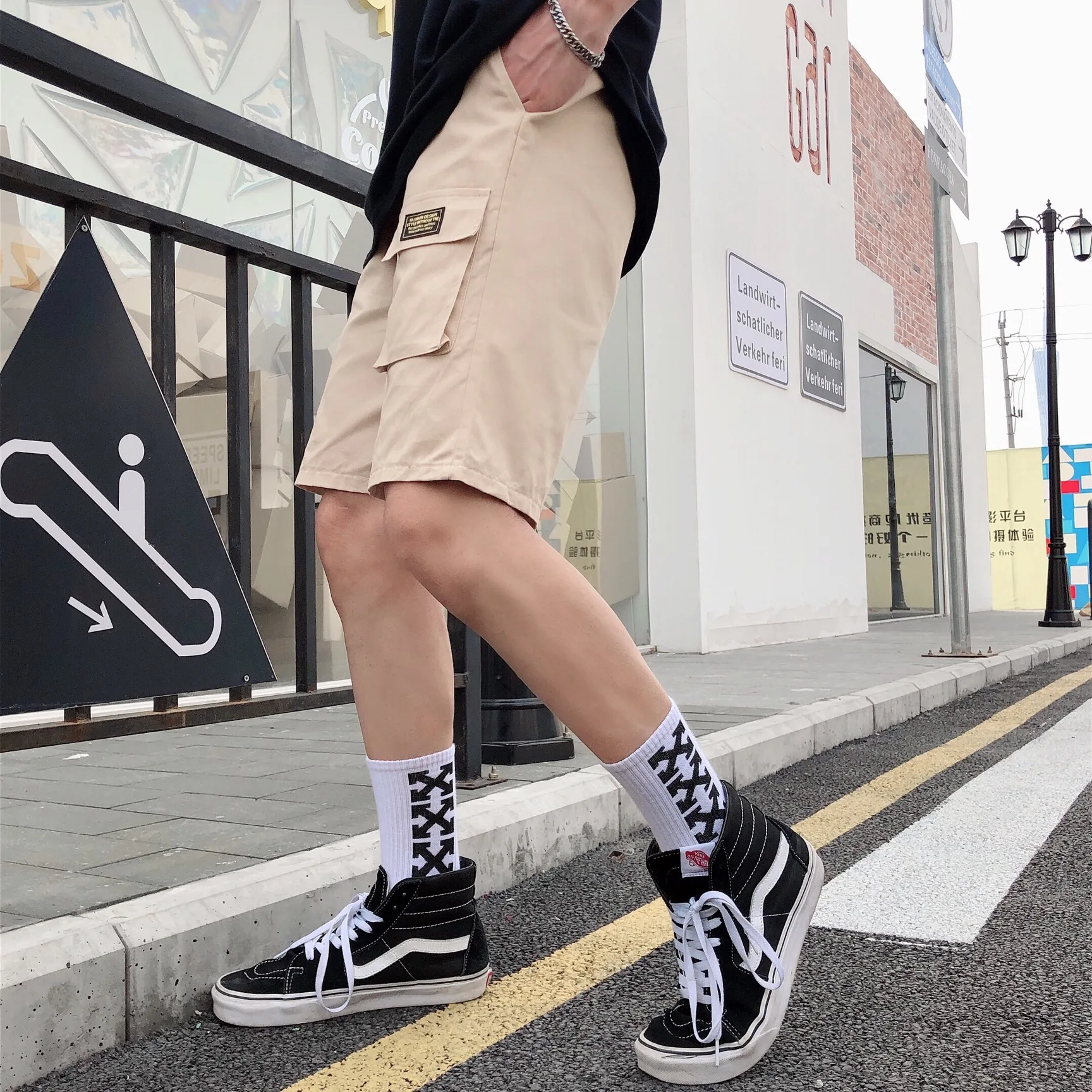 Шорты женские летние Harajuku корейский стиль пара Простые ретро женские s Карго спортивные Свободные повседневные Карманы Прямые BF короткие эластичные
