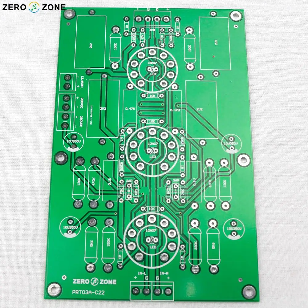 GZLOZONE PRT 03A Hi Fi стерео ламповый предусилитель PCB базы на C22 цепи|tube circuit| |