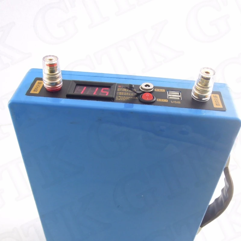 Водонепроницаемый Литий ионный аккумулятор 12 в 50 Ач 18650 bms USB порт для резервного