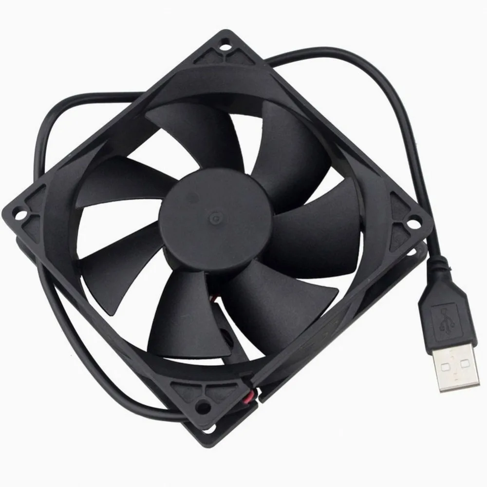 1 шт. Gdstime 92 мм x 25 9225 USB разъем DC 5 в 9 см бесщеточный двигатель охладитель для чехла