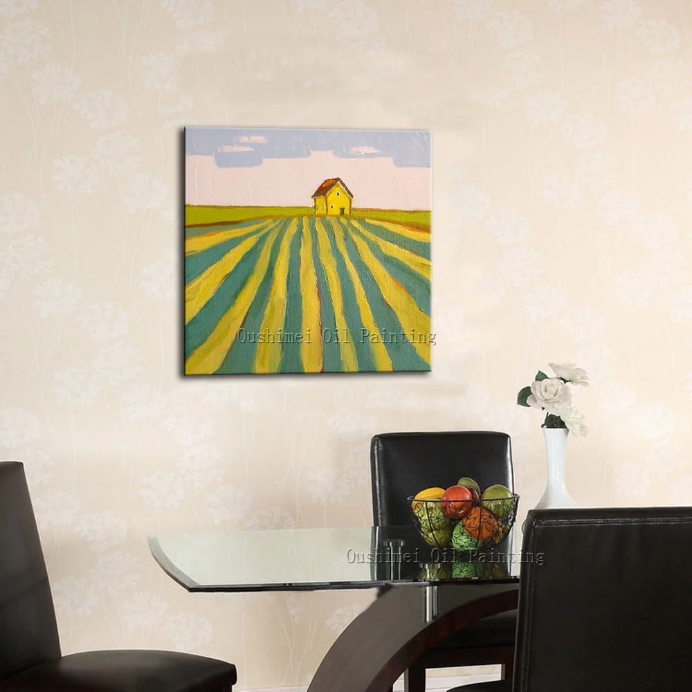 Дешевая картина маслом для украшения стен дома Ручная роспись холст Современная
