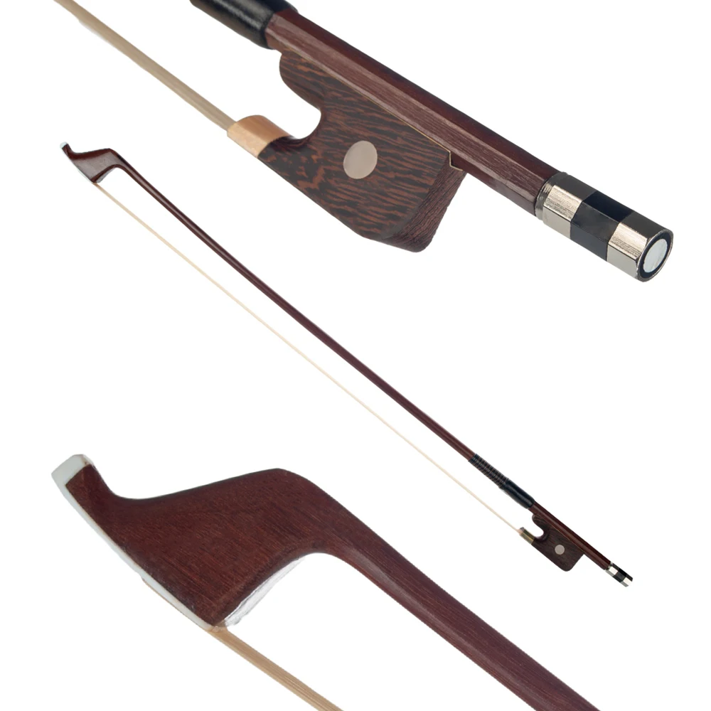 German Style Bows for Size 4/4 Double Bass Brazilwood Bow Horsehair Hair Great Balance Point Orchestral Strings Accessories | Спорт и