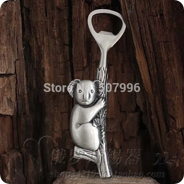 Оловянный модный винтажный открывалка для вина коала в форме пива бутылок