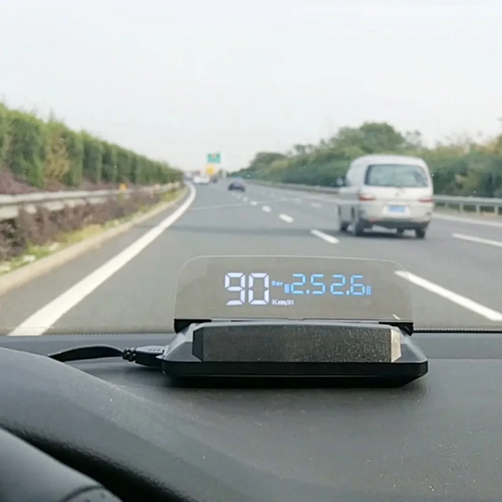 EANOP TPMS зеркало HUD OBD2 дисплей Спидометр лобовое стекло проектор на бортовой компьютер с сигнализацией давления в шинах