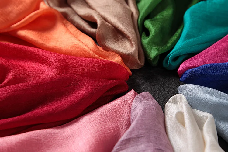 Роскошный однотонный шарф 2019 простой платок модные шарфы с цветочным рисунком