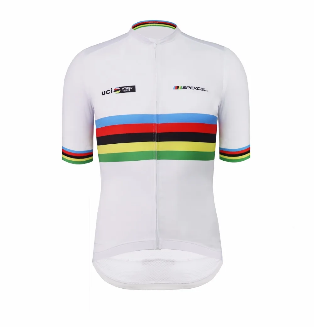 Одежда лучше spexcel rainbow pro team areo Велоспорт Джерси короткий рукав велосипедная одежда лето MTB дорожный велосипед рубашка
