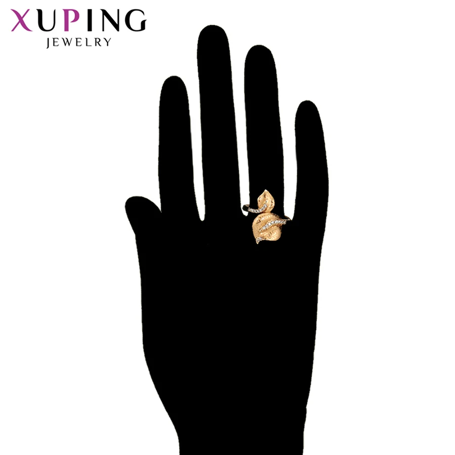 Xuping обручальное кольцо новое поступление ювелирные изделия в форме листа
