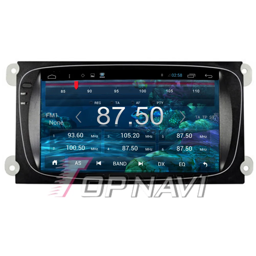 Автомобильный GPS навигатор Topnavi 4 ядра Android 6 0 для Ford Focus Авторадио мультимедиа