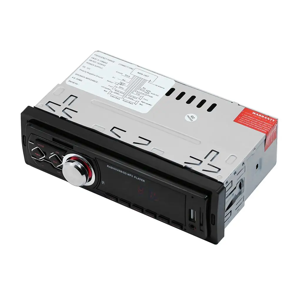 Автомобильный мультимедийный плеер магнитола с usb без bluetooth FM приемником SD mp3