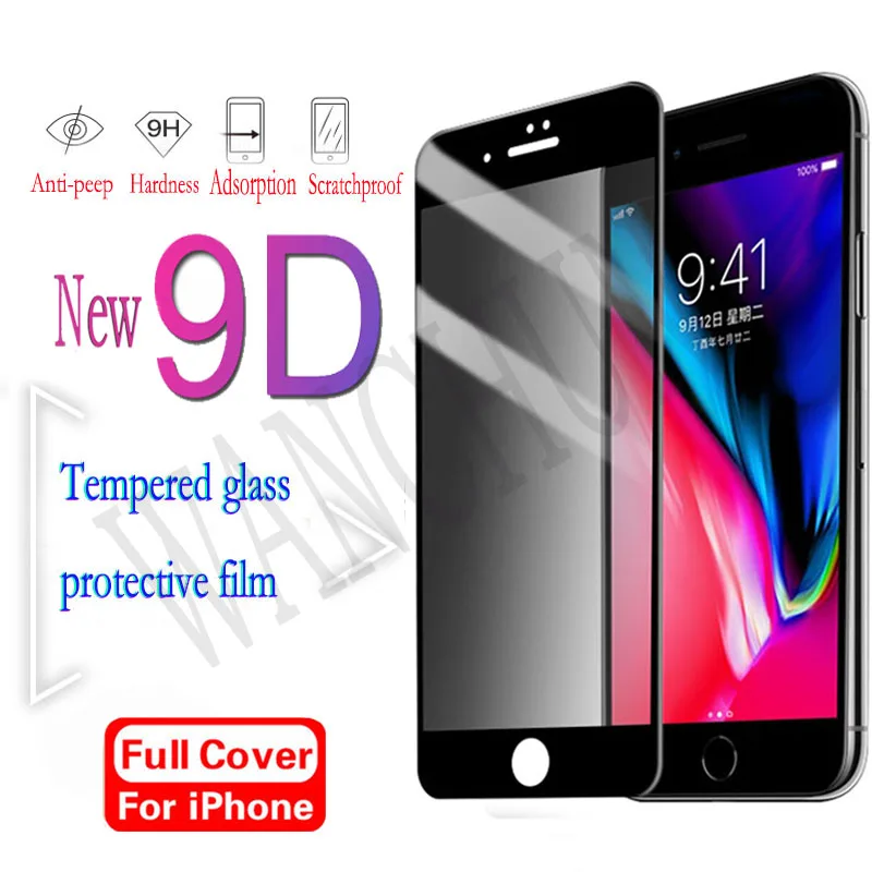 EVLARUBY Защитное стекло для iPhone 6 6s 7 8 plus XR X XS полное покрытие Xs Max защита экрана