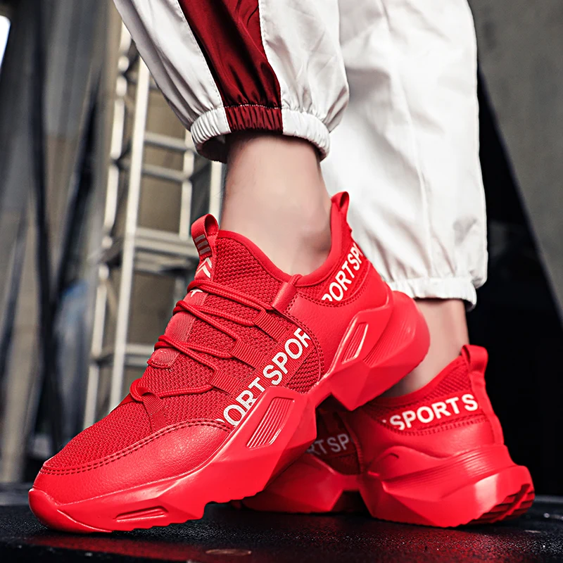 Кроссовки Bomlight мужские массивные лайкра кеды с надписью повседневная обувь для